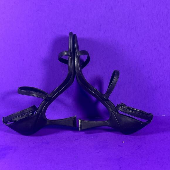 BP. Black‎ Ankle Strap Strappy Heeled Sandals Women's Shoe Size 7-NEW - Picture 6 of 8